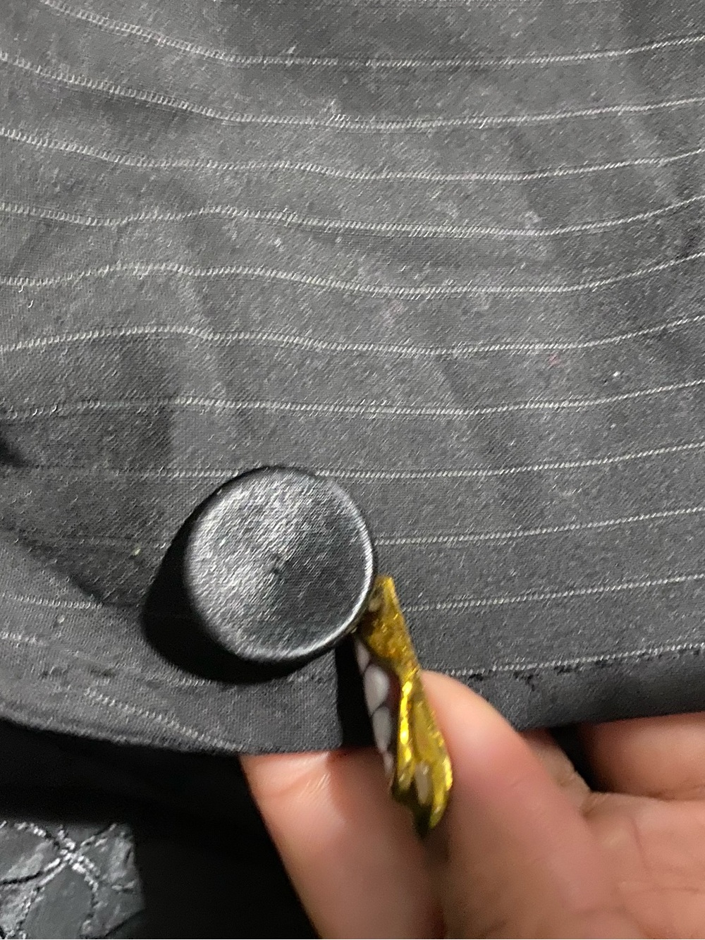 The Limited vintage Women's Black Pinstripe Blazer - Picture 5 of 6